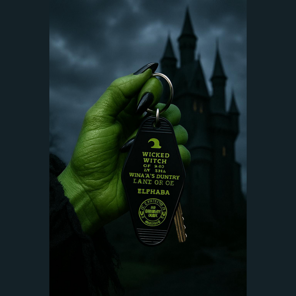 FINAL PIECES!! ($8) Wicked Elphaba Keychain